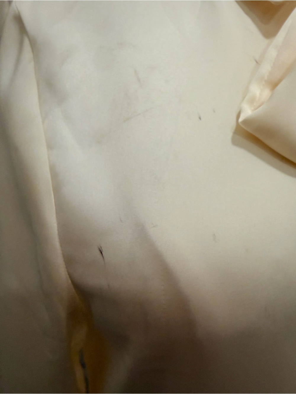 Zara Women's Cream Bow Tie Button-Down Blouse NWT - Picture 7 of 11